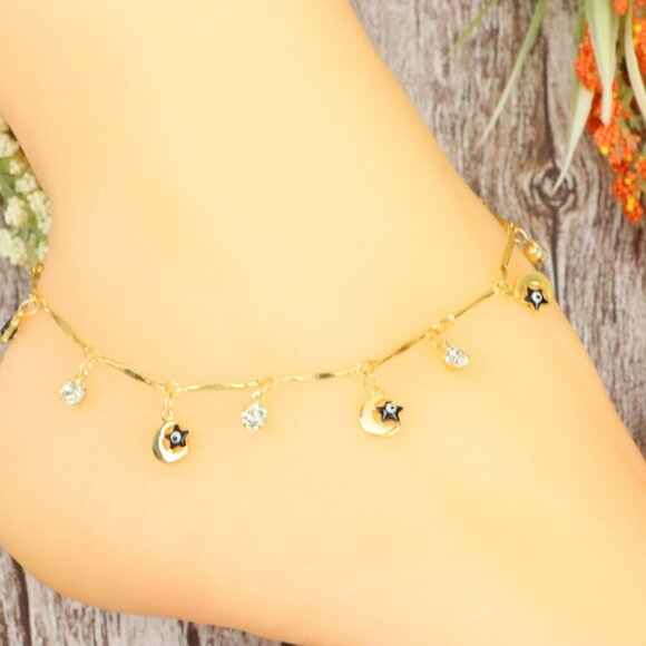 "Dainty Anklet for Women – Elegant Everyday Jewelry & Perfect Gift | MLCRC1229 - Picture 1 of 10